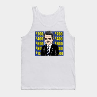 Jeopardy Game Show Alex Trebek fan art Tank Top